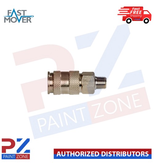 High Flow Coupler, Male Thread, 2pcs